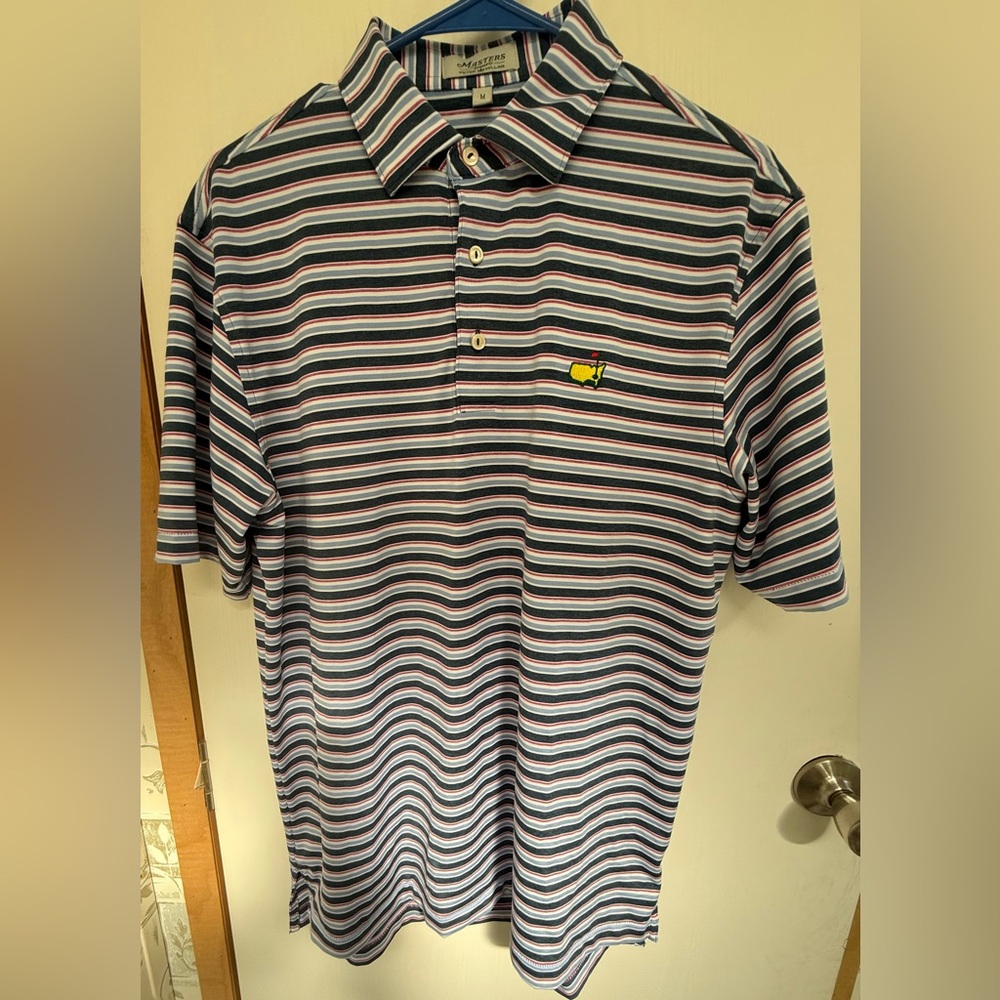 Masters Collection by Peter Millar Striped Golf Polo Medium